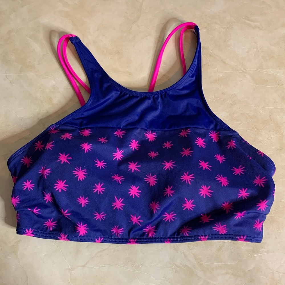 NWT Land’s End Buckle-Back Bikini Top